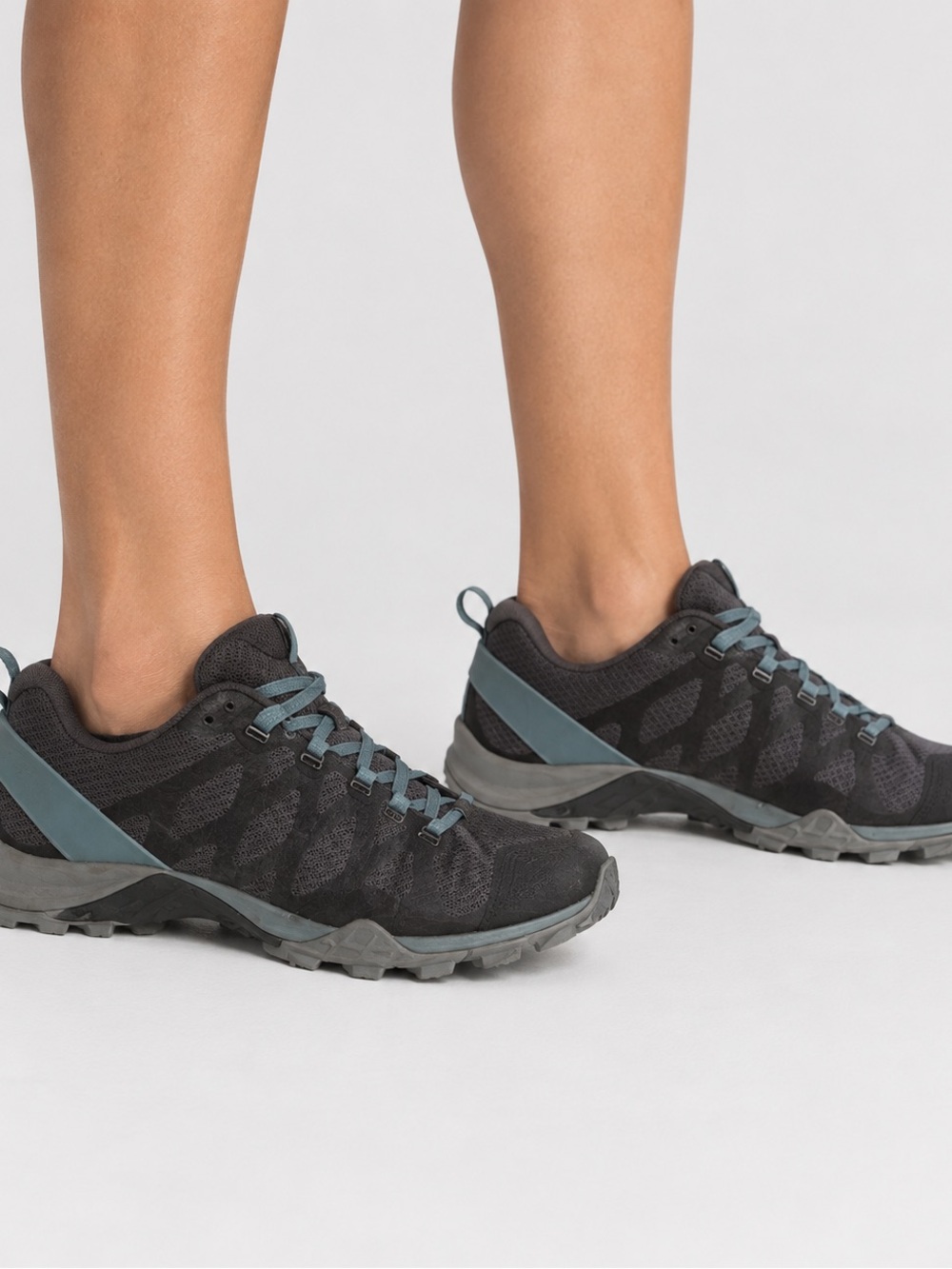 Merrell Women's Black & Teal Trail Hiking Shoes